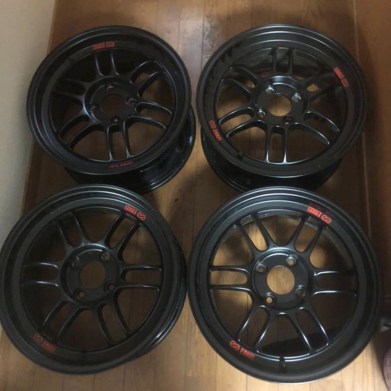 ENKEI RPF1 15インチ 7.0J 4穴 PCD100 +35 マットブラック 