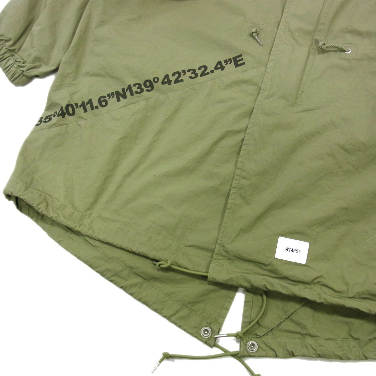 wtaps ダブルタップス フィッシュテールコート 【公式通販】