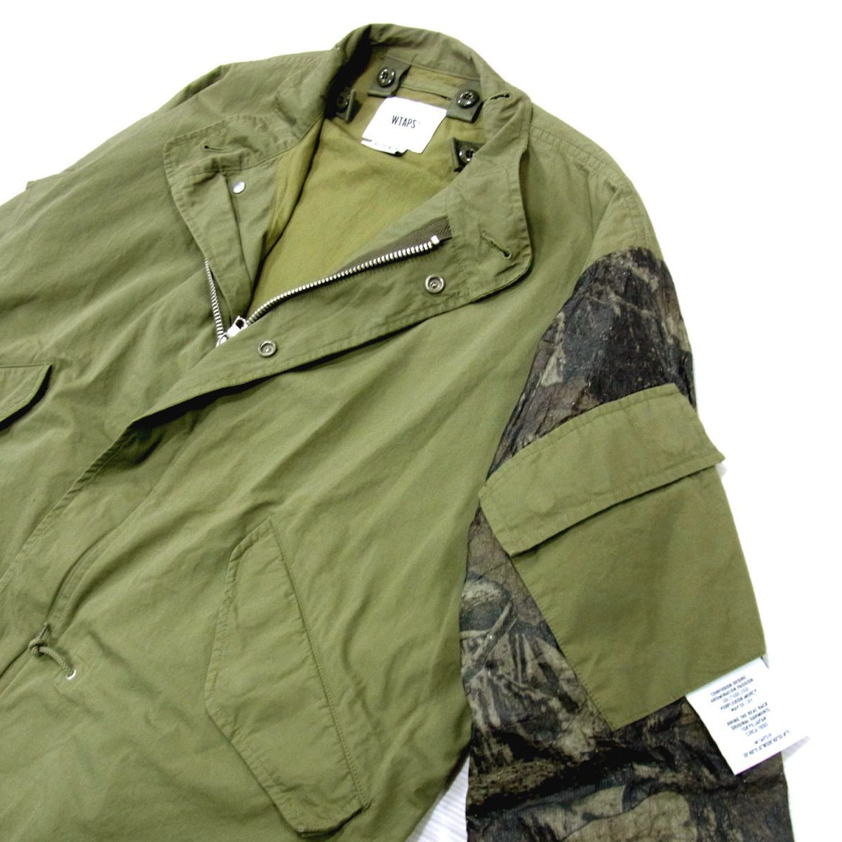 ダブルタップス WTAPS コート　フィッシュテール ○ダブルタップス 20SS フィッシュテールパーカー モッズコート ロング