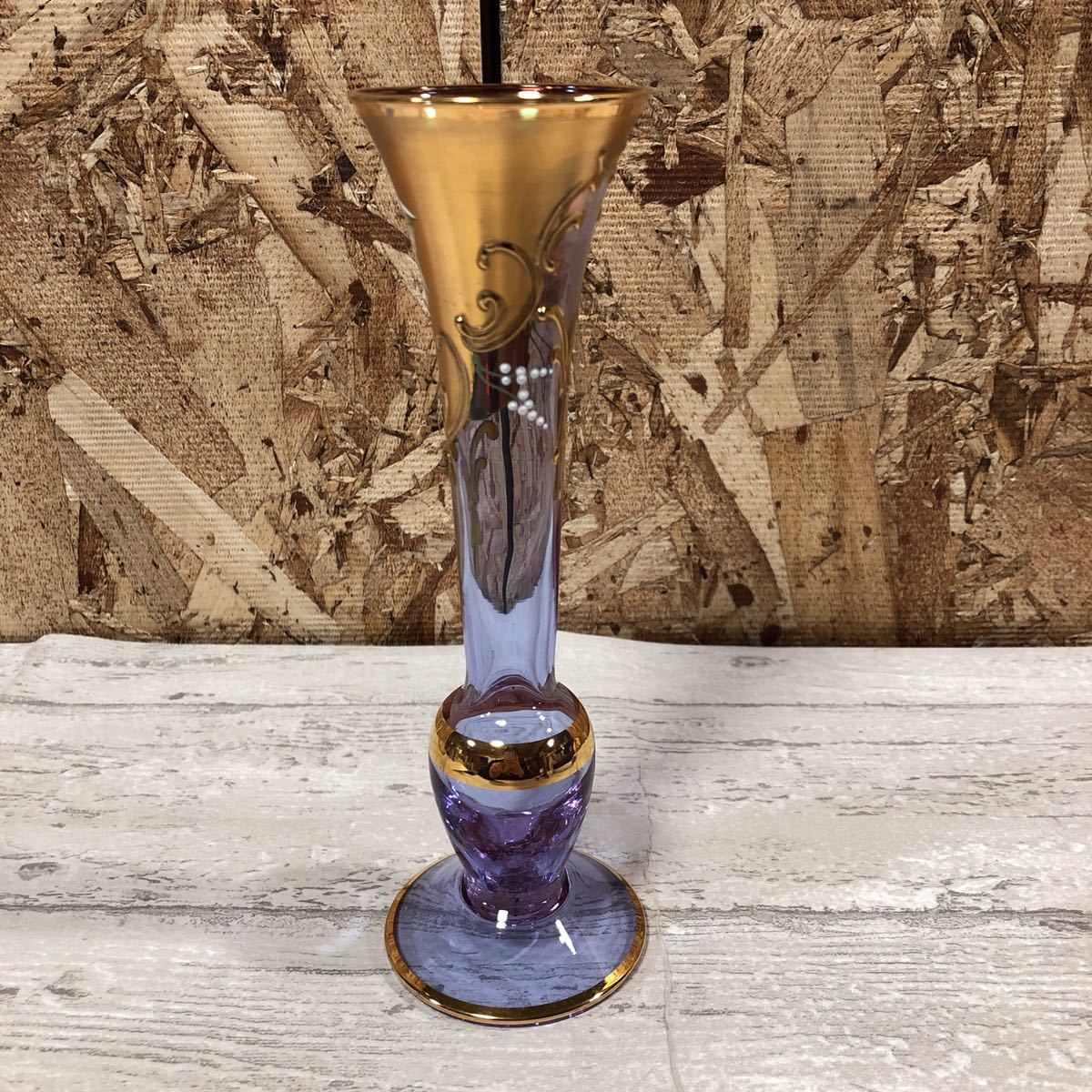 ヴェネチアガラス ムラノ Salviati SOMMERSO 花瓶 グレープ ムラーノ