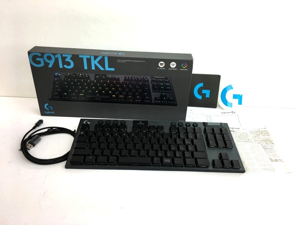 同梱可】中古品 ロジクール G913 TKL TKLテンキーレス ワイヤレスRGB 