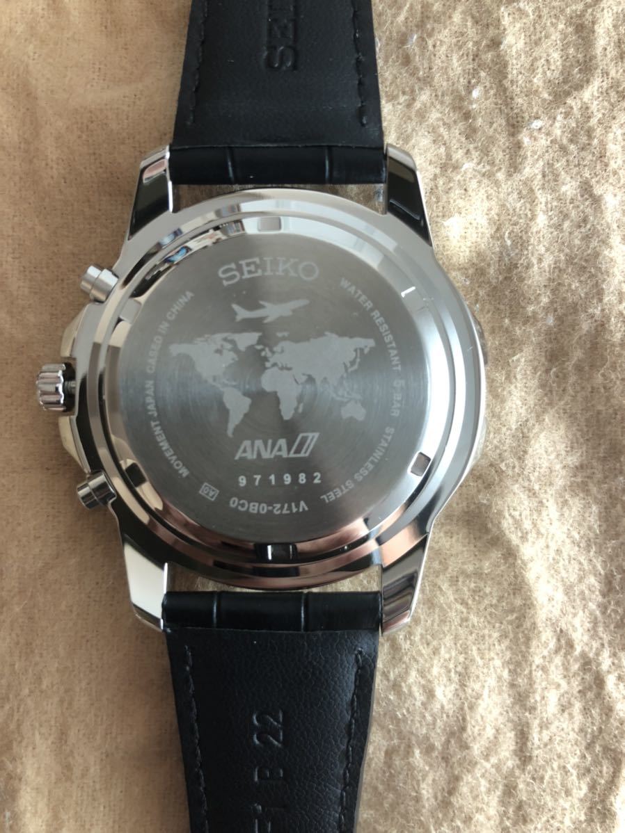 ◇新品未使用 SEIKO(セイコー)×ANA(全日空) 限定コラボ ソーラー腕時計  