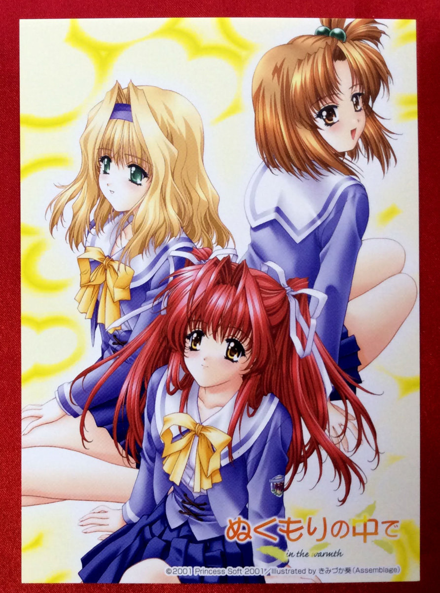ぬくもりの中で ポスター B2 2001年 きみづか葵 タイトー ぬくもりの中で きみづか葵 ポストカード 5枚 非売品 当時モノ 希少
