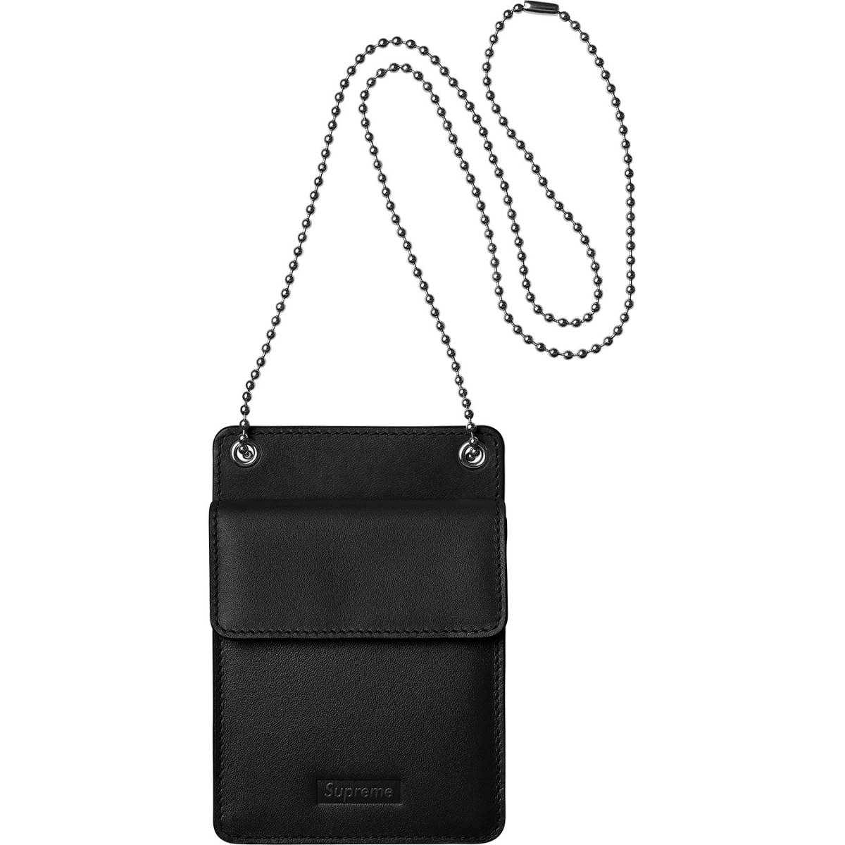 18AW 国内正規 Supreme Leather ID Holder シュプリーム レザー ID 