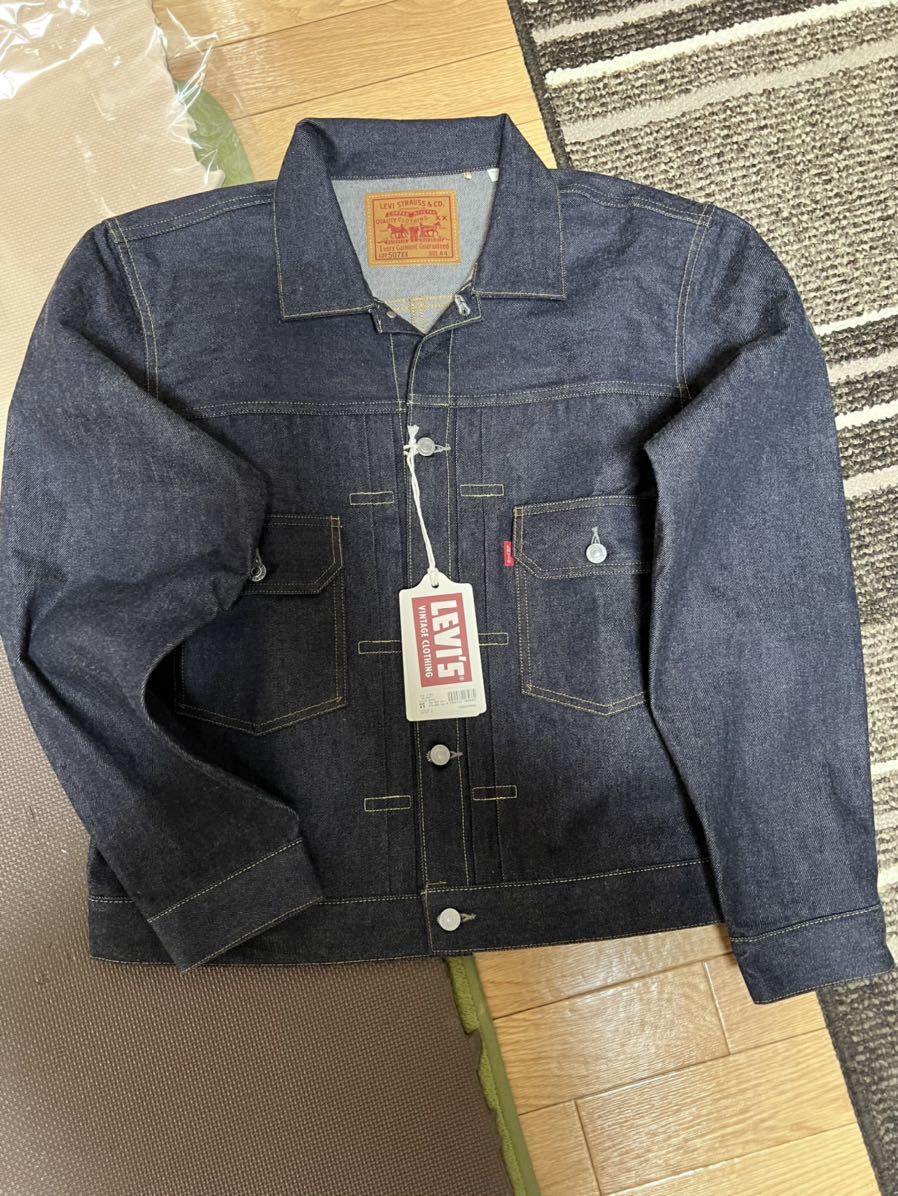44 未使用50s復刻 lvc リーバイス 507XX T-BACK セルビッチ levis vintage clothing 507xx T-BACK 44 リーバイス LVC(ジージャン