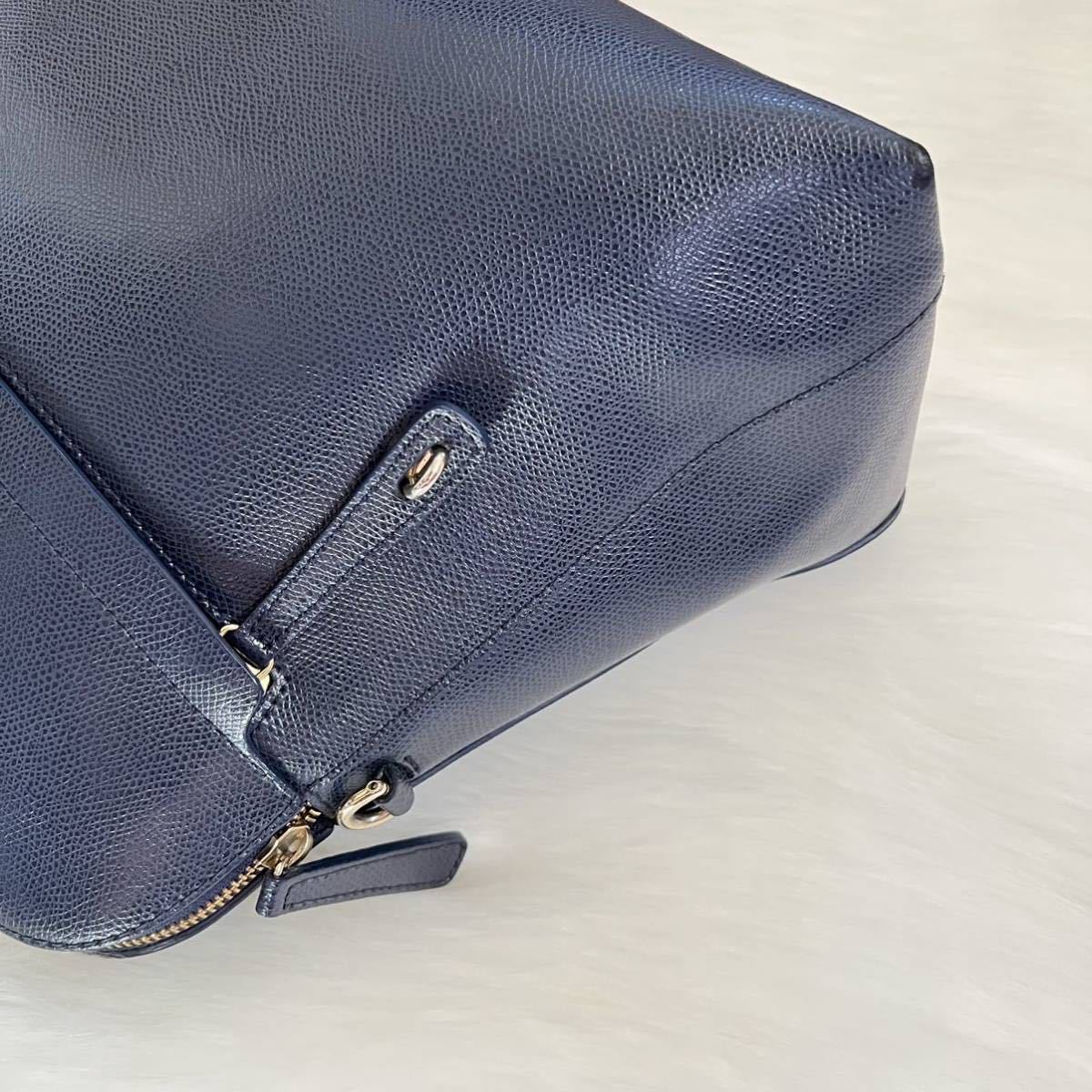 1円【美品】FURLA フルラ パイパー Lサイズ ハンドバッグ トートバッグ 