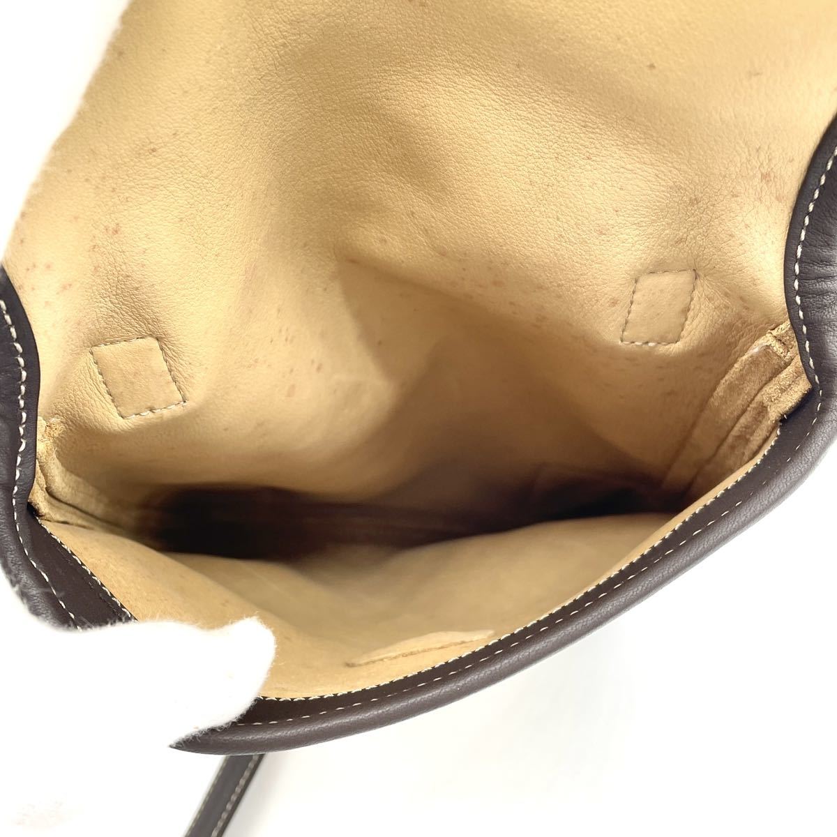1円 LOEWE ロエベ アナグラム ロゴ スエード×レザー ショッパートート 