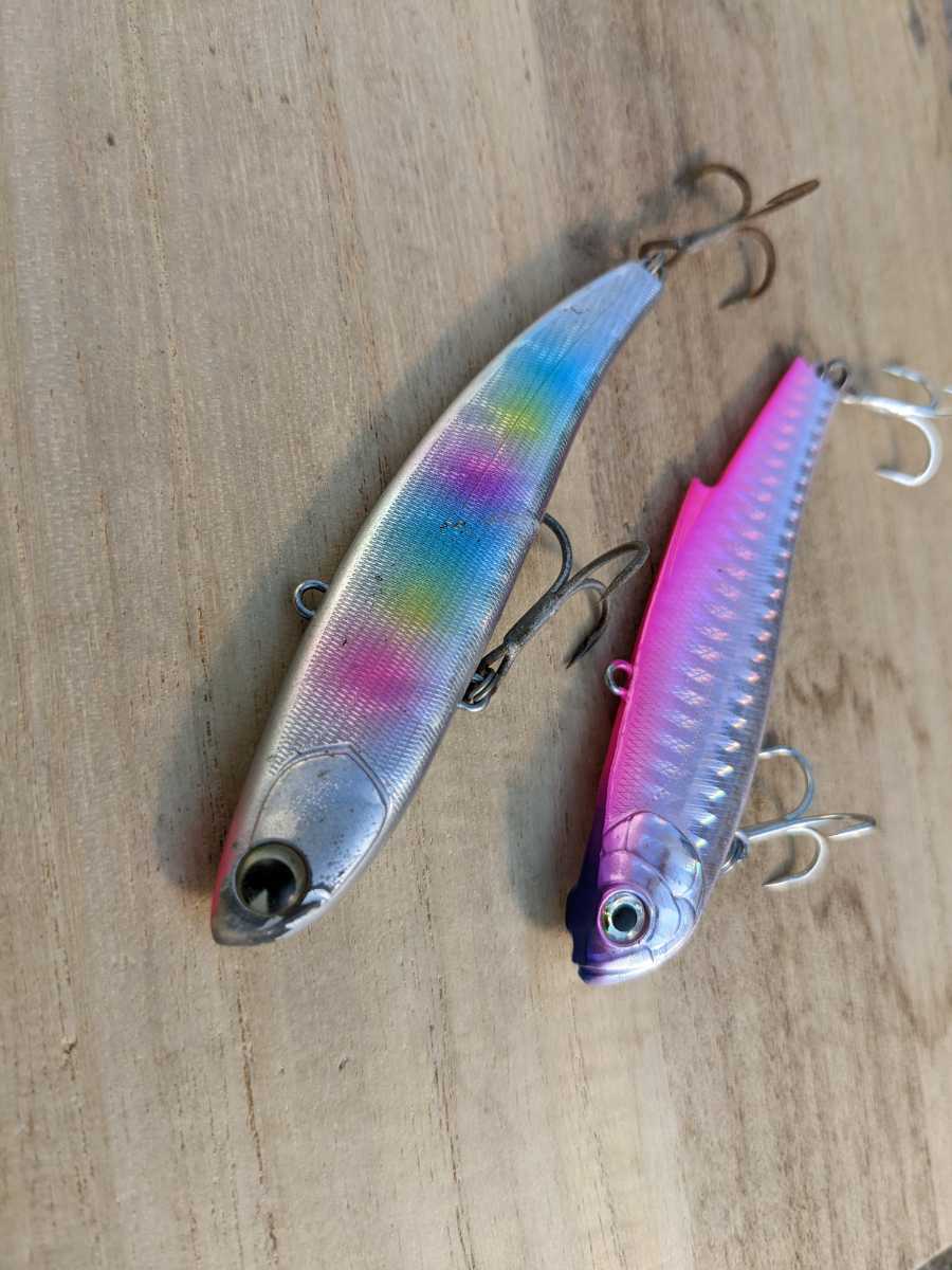 アイマ コウメ90 バスデイ レンジバイブ 90es シーバス ヒラメ バイブレーション ルアー ２個セット バイブレーション 売買されたオークション情報 Yahooの商品情報をアーカイブ公開 オークファン Aucfan Com