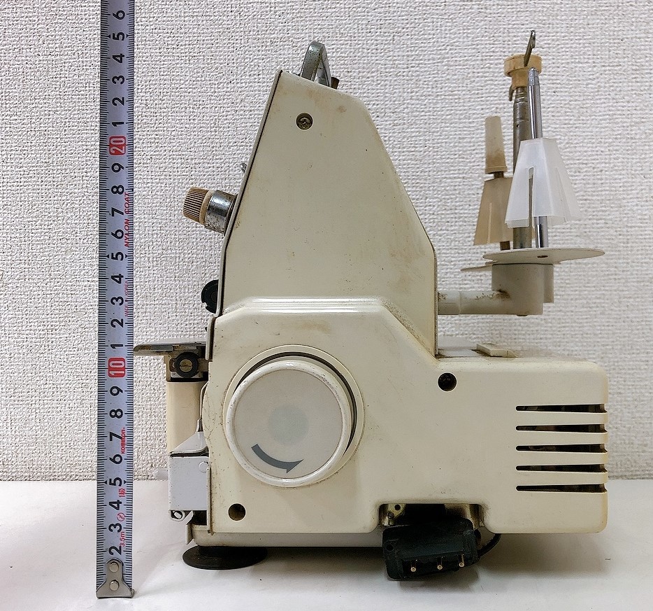 JUKI ベビーロック「EF-205T」ロックミシン】端縫いミシン/レトロ/通電 