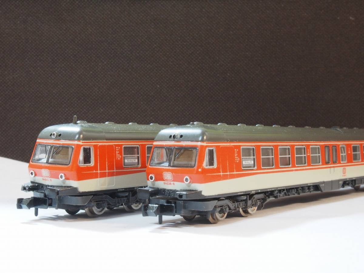 FLEISCHMANN piccolo 7430 DB ドイツ鉄道 BR614型気動車 2両セットの