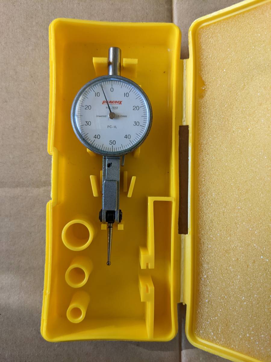 ピーコック てこ式ダイヤルゲージ 0 01mm Pc 1l ピックテスト 基準器 ゲージ 売買されたオークション情報 Yahooの商品情報をアーカイブ公開 オークファン Aucfan Com