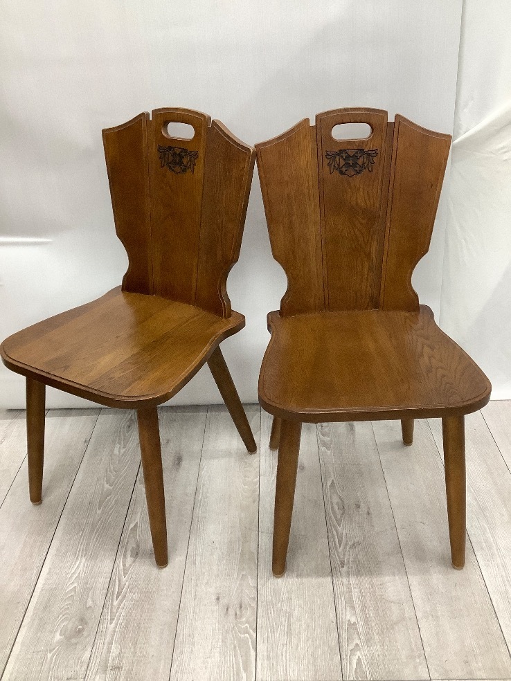 karimoku オールドカリモク ルスティック ダイニングチェア×2 オーク材