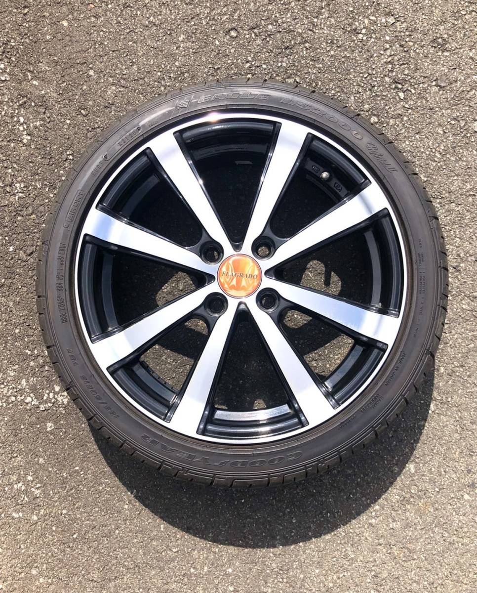 FLAGRADO フラグラード16×5j+45 100/4H グッドイヤー165/50R16 軽