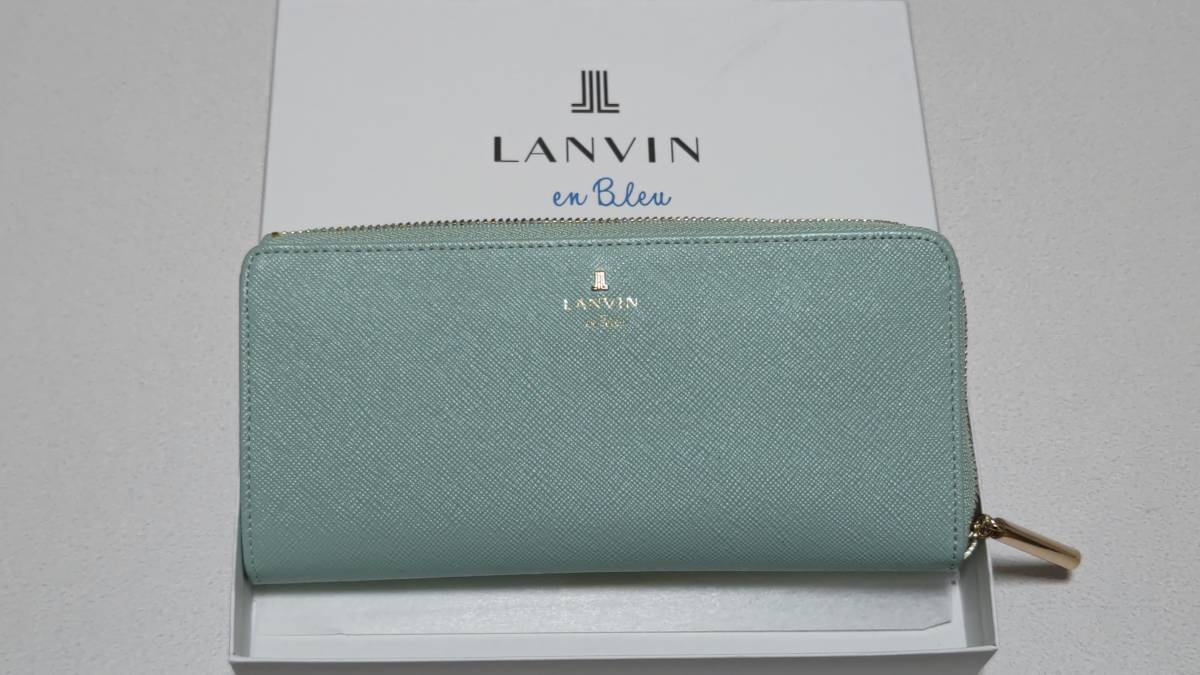 新品未使用 LANVIN en Bleu 480112-73 長財布 リュクサンブール L字 
