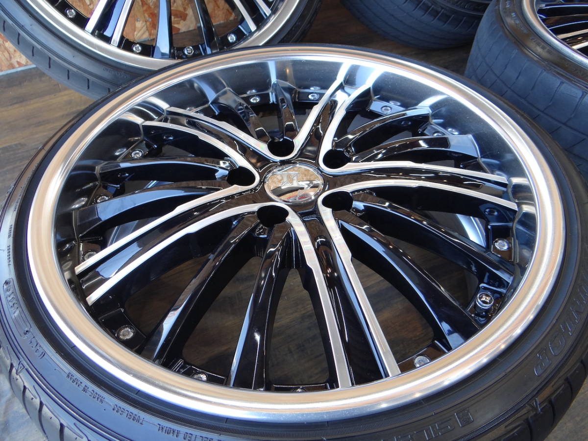 19インチ Amistad アミスタット VARDI 8j 42 48 215/35R19 ダンロップ 