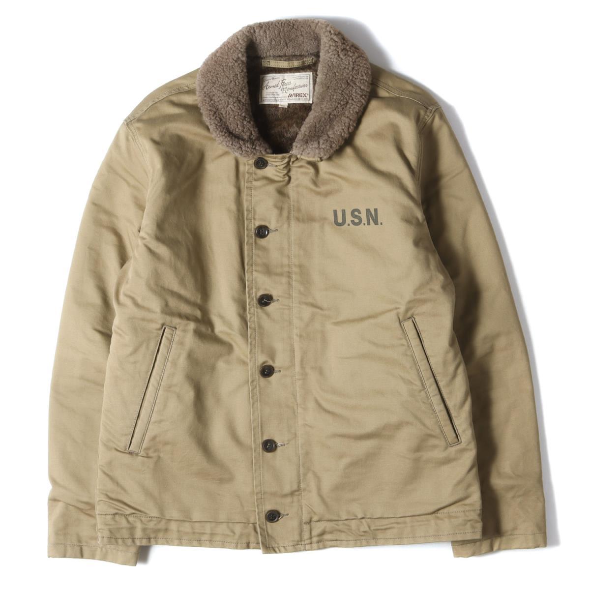  AVIREX アヴィレックス ジャケット N-1 デッキジャケット N-1 PLANE JACKET カーキ 2XL アウター ブルゾン(XLサイズ以上)｜売買されたオークション情報、yahooの商品情報をアーカイブ公開 - オークファ 男性用