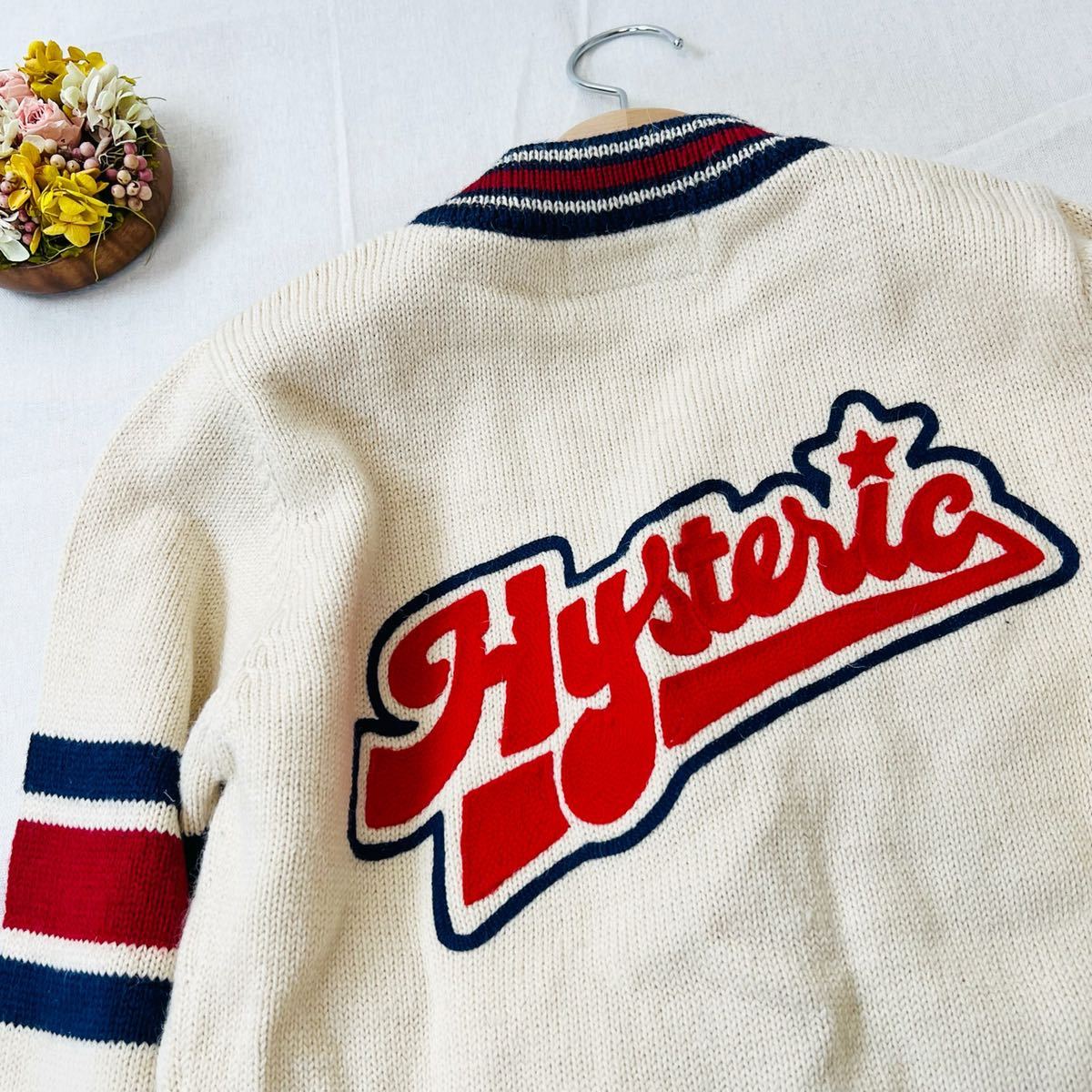 HYSTERIC GLAMOUR ヒステリックグラマー カウチンセーター ビッグロゴ 