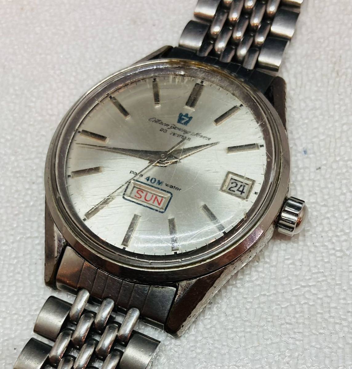 CITIZEN SEVEN 23 para water 手巻き 【動作確認済み】