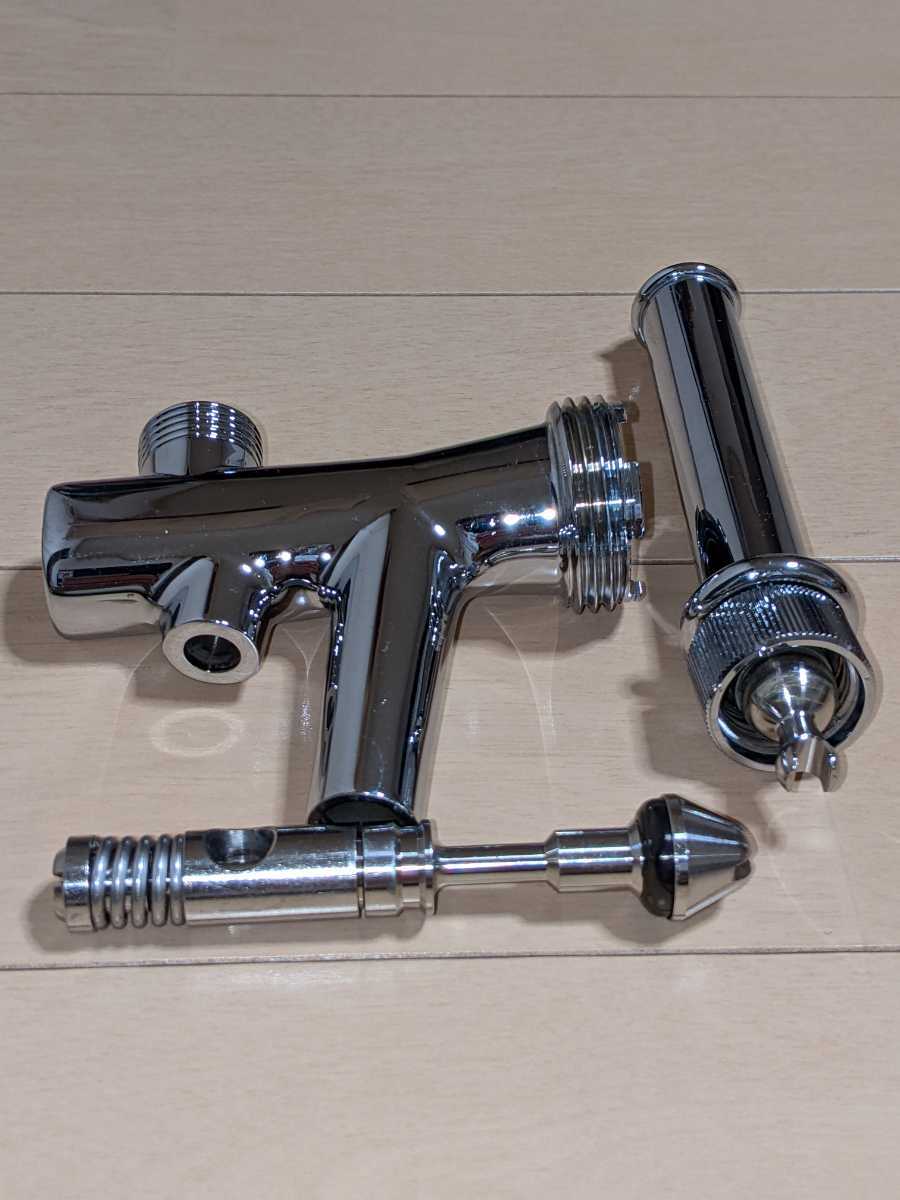 ホシザキ 金属製 抽出コック シルバーメッキ 中古洗浄済み 生ビール