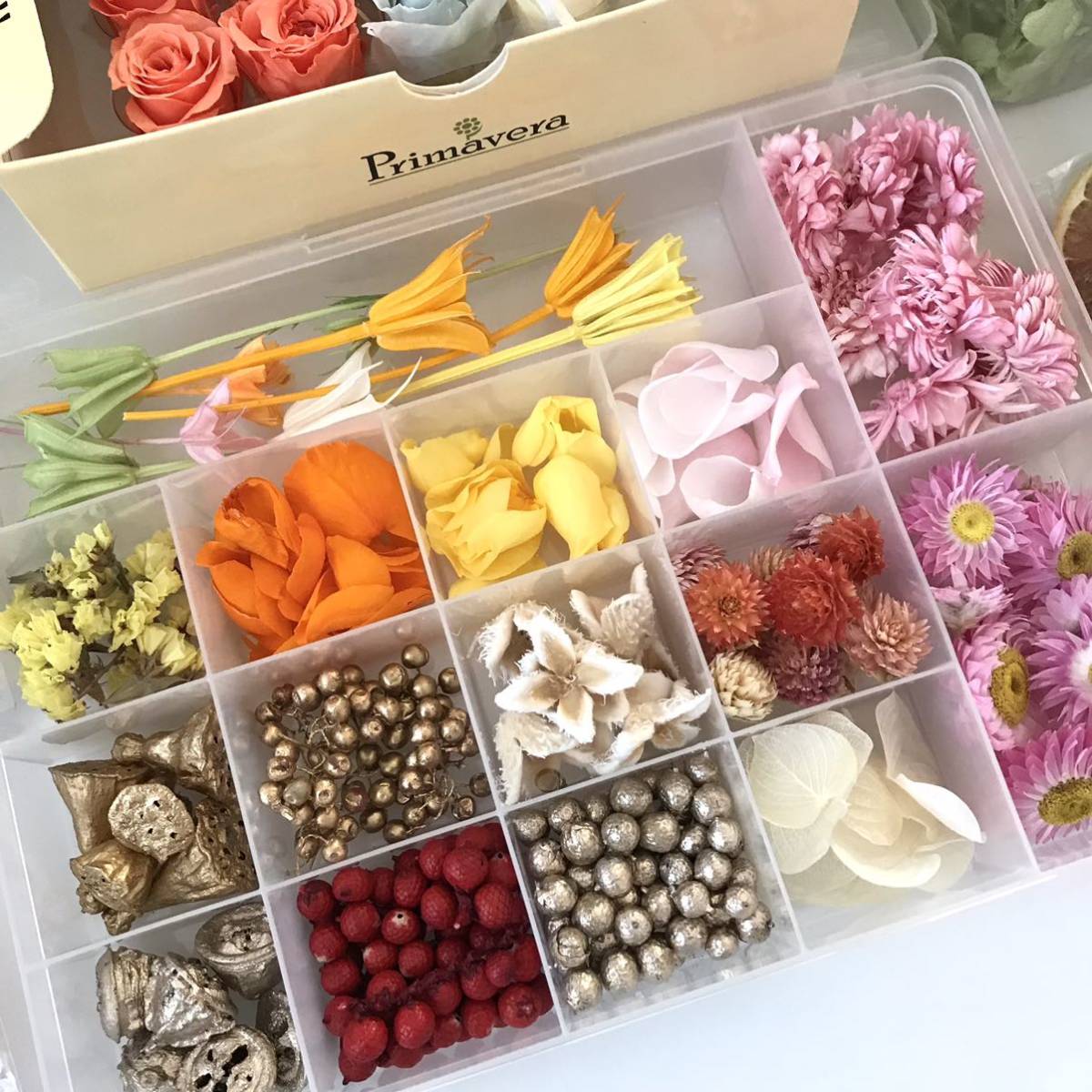 ハーバリウム花材、プリザ 薔薇 、紫陽花、かすみ草、まとめ売り、おまけ付き① ハーバリウム花材】花材 まとめ売り 大量 プリザーブドフラワー ドライ