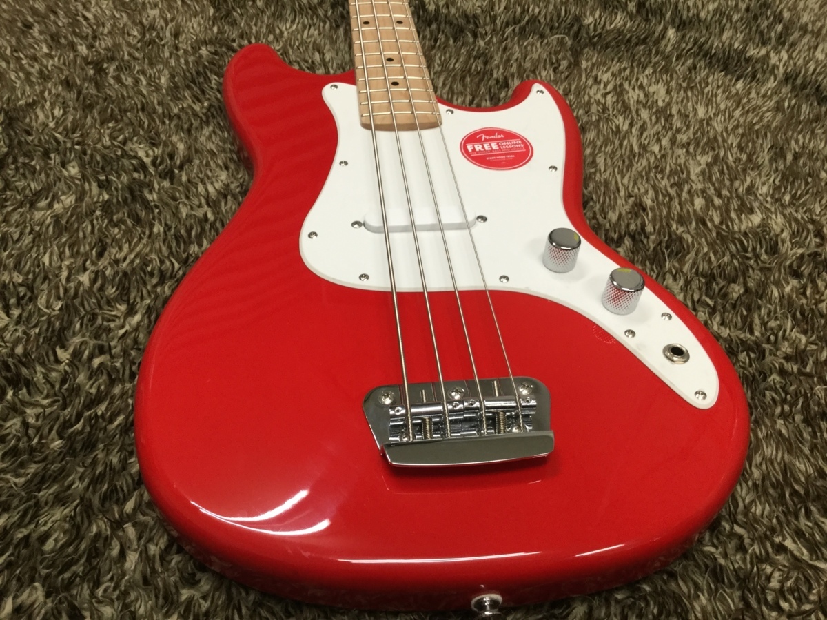 Squier by Fender Bronco Bass RED スクワイヤー ブロンコベース Squier by Fender Bronco Bass RED スクワイヤー ブロンコベース