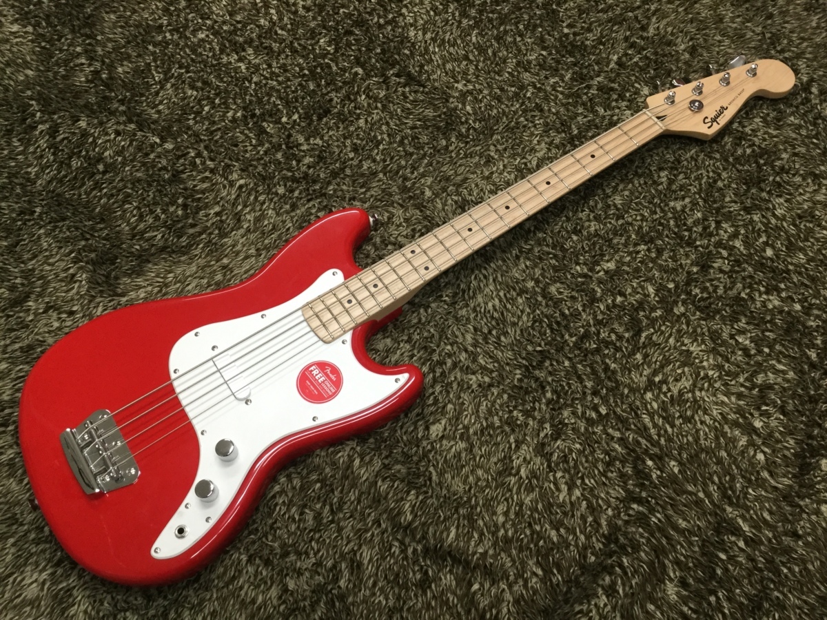Squier by Fender Bronco Bass RED ( スクワイヤー ブロンコベース