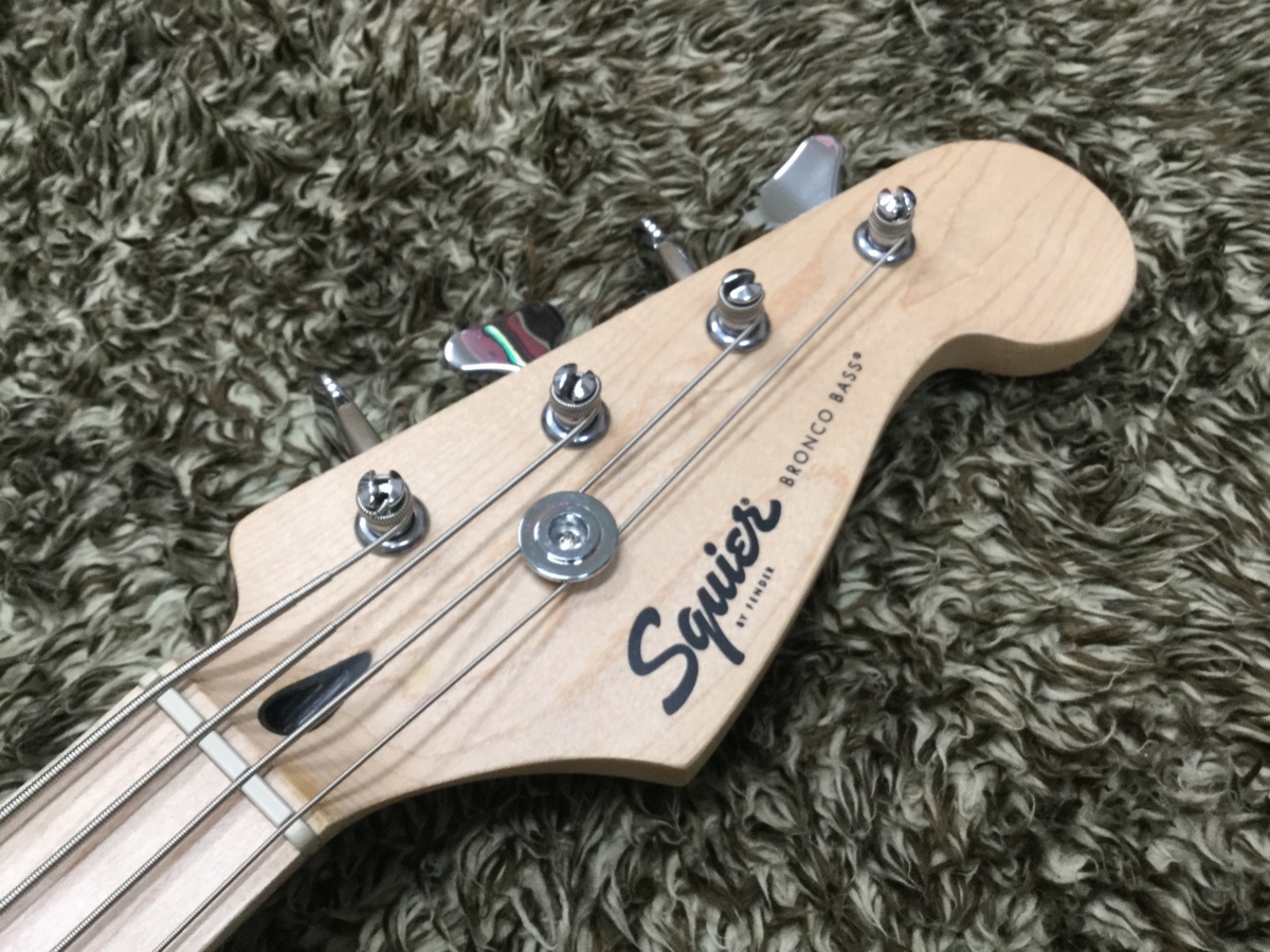 Squier by Fender Bronco Bass RED ( スクワイヤー ブロンコベース