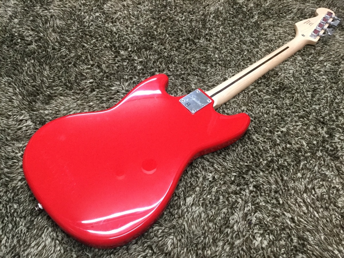 Squier by Fender Bronco Bass RED ( スクワイヤー ブロンコベース