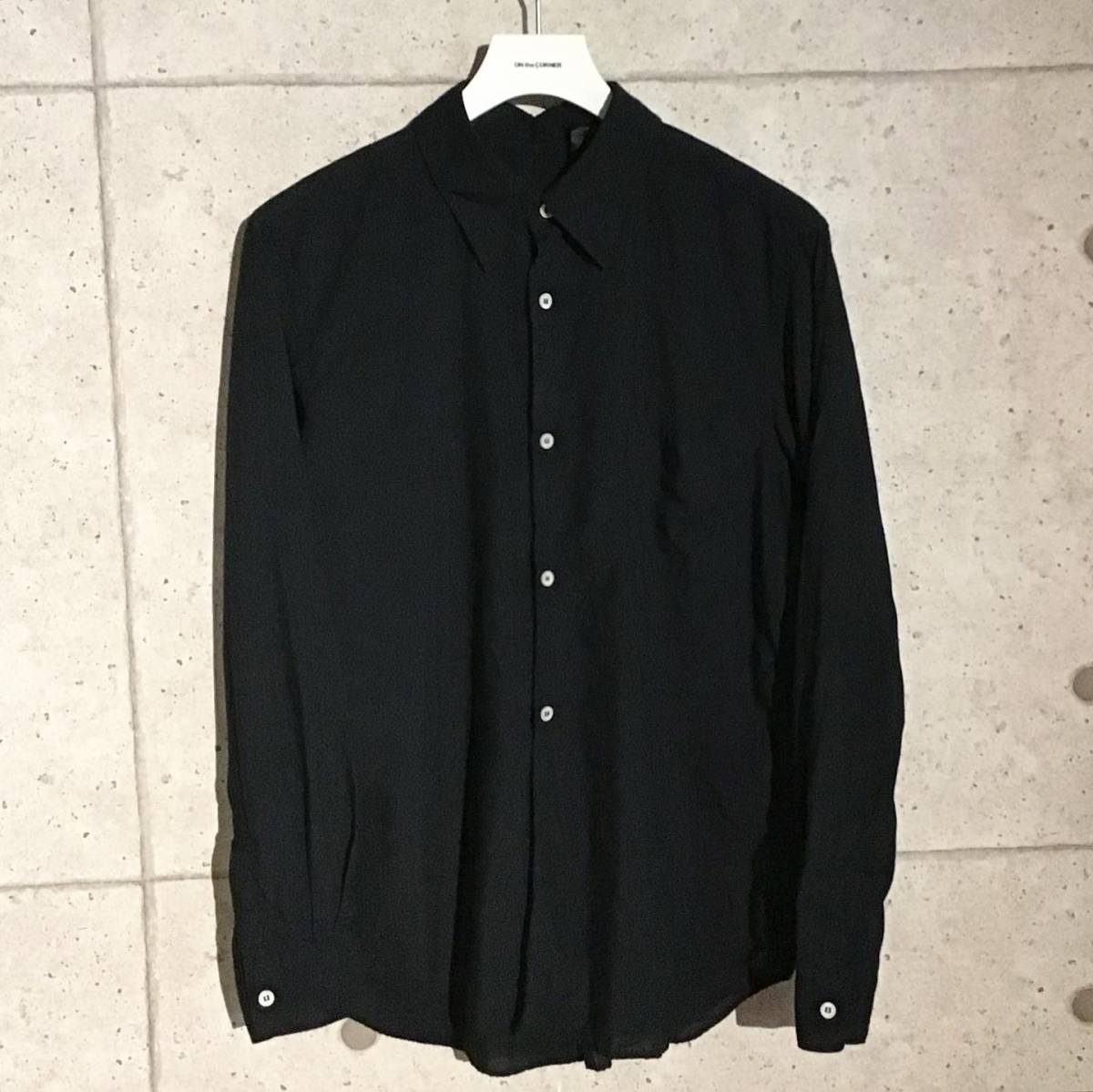 人気，新作 ONtheCORNER ITEM No.998/COMMEdesGARCONS コムデギャルソン バックデザイン エステルシャツ 20ss size:M HOMMEPLUS オムプリュス(ジャンパー、ブルゾン)｜売買されたオークション情報、yahooの商品情報をアー 女性用