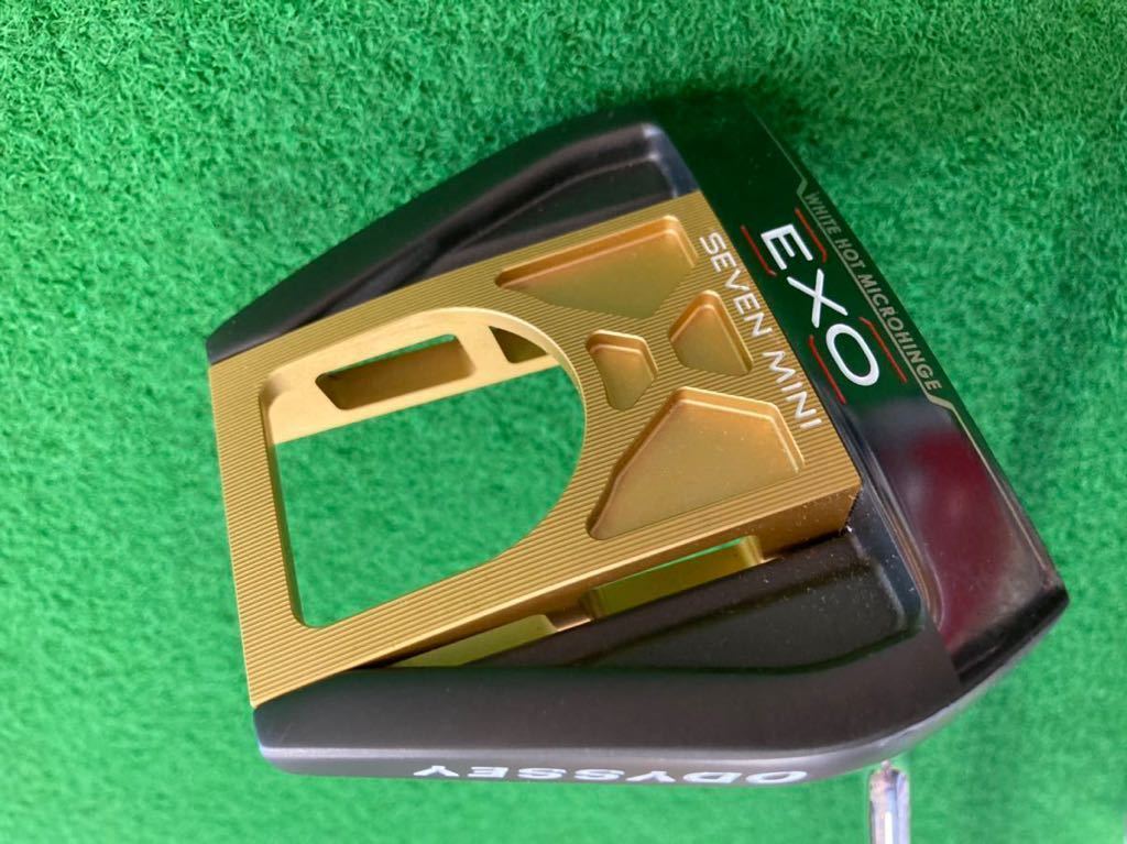 限定 ODYSSEY EXO ゴールド SEVEN MINI 純正シャフト STROKE LAB 34.0 