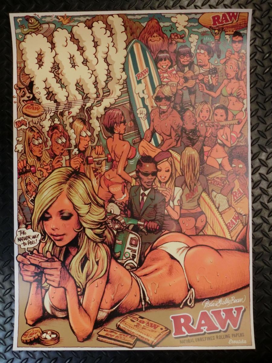 ロッキンジェリービーン RAW x Rockin Jelly Bean” Double Side poster