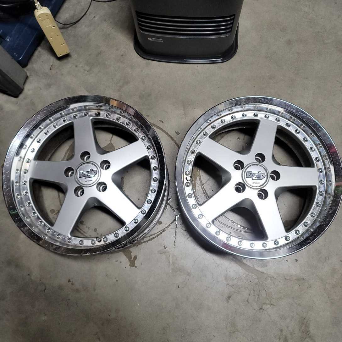 旧車 当時物 深リム WORK EQUIP ワークエクイップ 14インチ 7J-2 4H