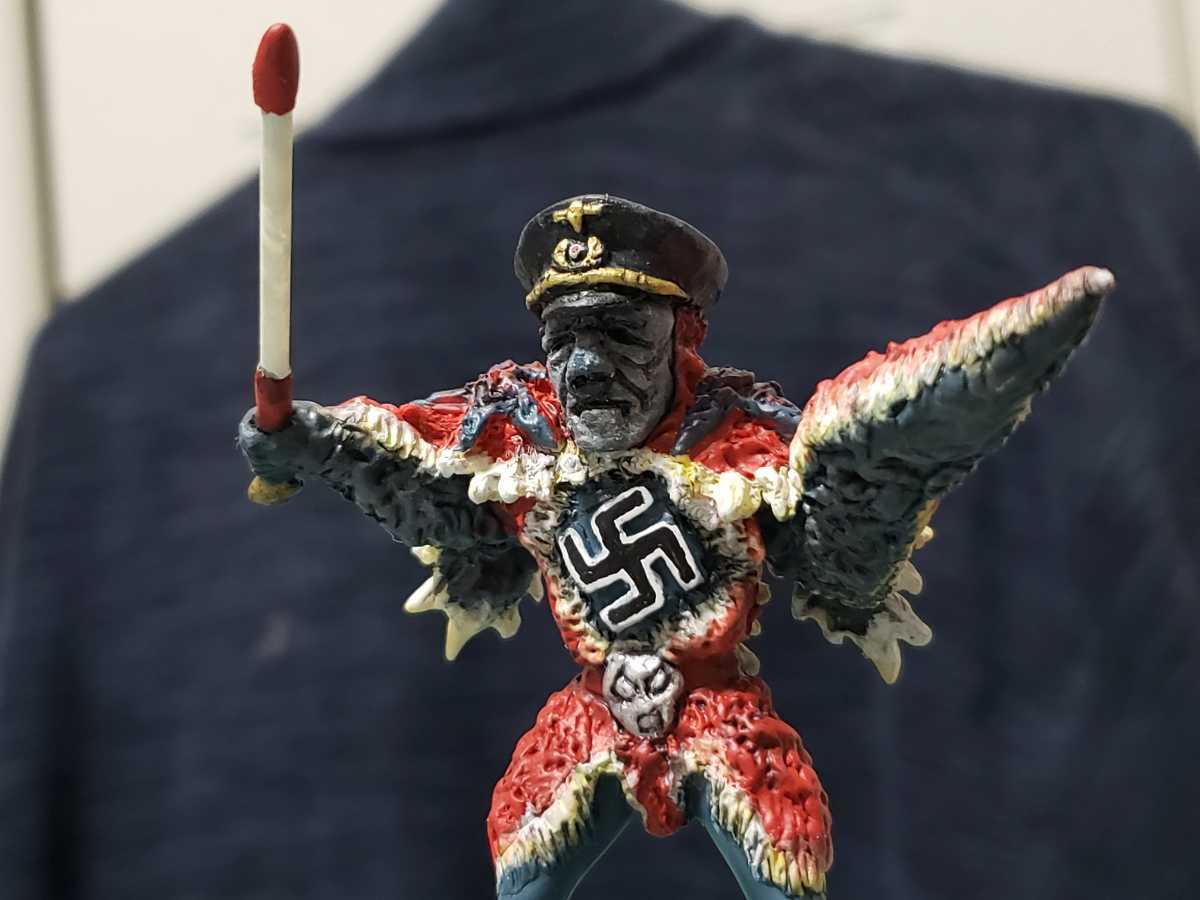 HG仮面ライダー怪人ガチャ 改造リペイント完成品 仮面ライダーX ゴッド