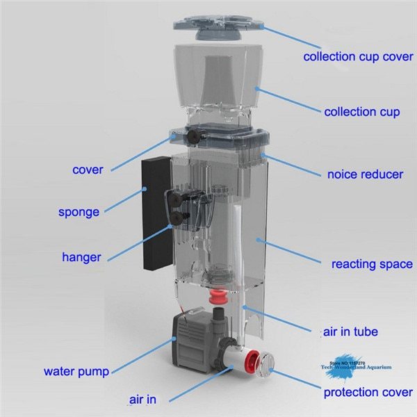 ★新品・送料無料★BMQQ2 BM Protein Skimmer ポンプ式 ハングオン　ナノプロテインスキマー ～60cm水槽対応 Protein BM Bubble ナノプロテインスキマー ～60cm水槽対応 skimmer
