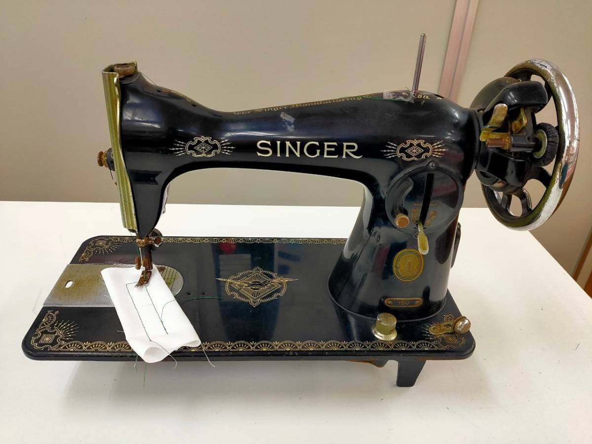 SINGER（シンガー） 【15U】 ☆足踏みミシン ☆鉄ミシン ☆ジャンク品 