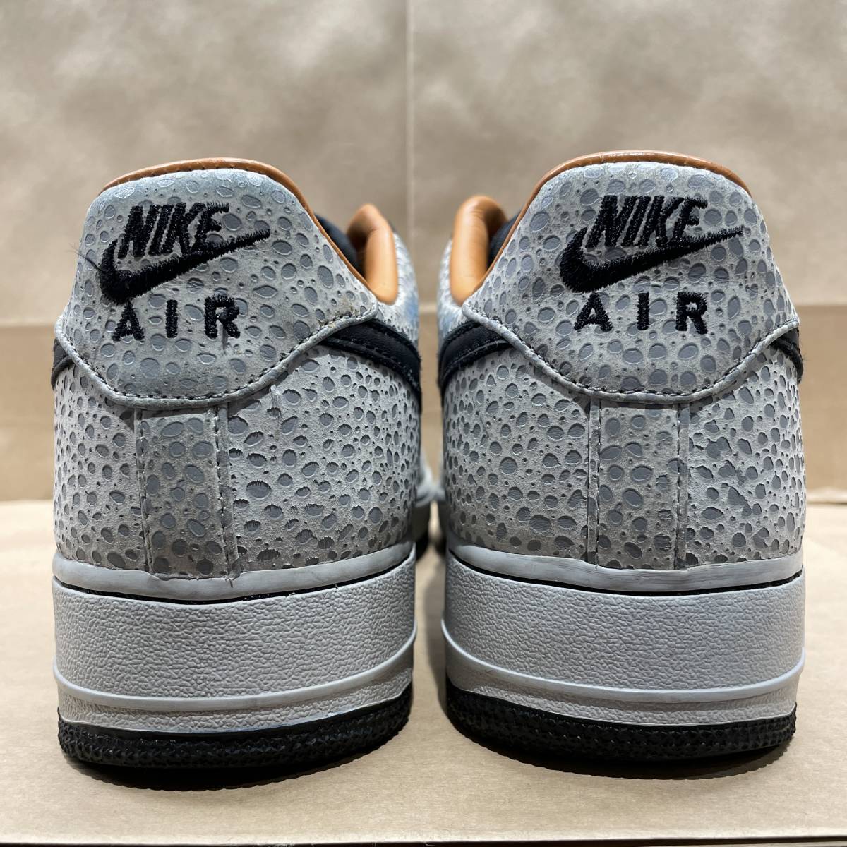 US10 28cm NIKE AIR FORCE 1 LOW SUPREME 318776-801 CARROT/BLACK 