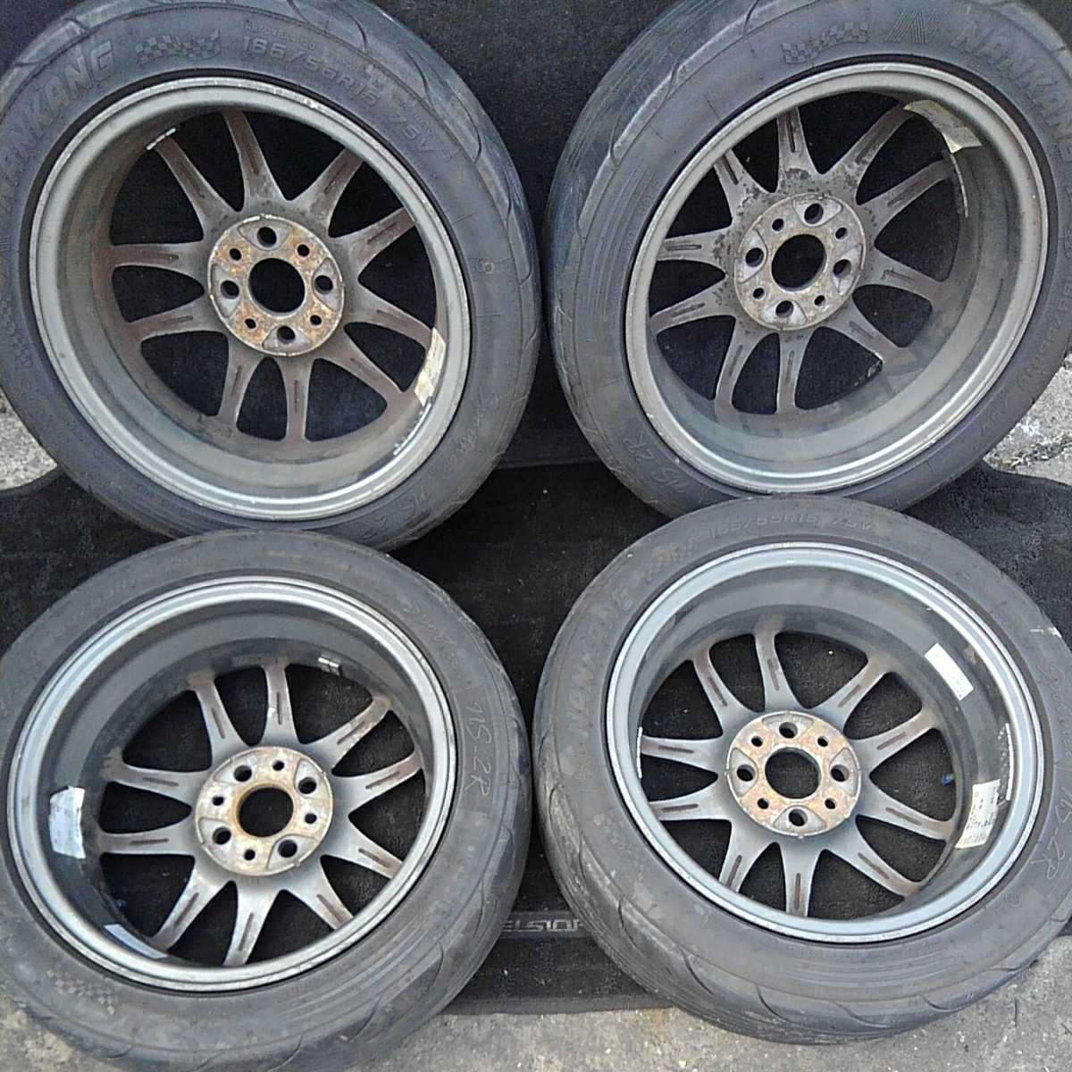WORK EMOTION CR kai 15インチ 5.5J オフセット40 165/55R15 NANKANG 