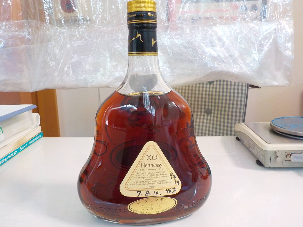ヘネシー XO 700ml 金キャップ 未開栓 売り切り XO 金キャップ