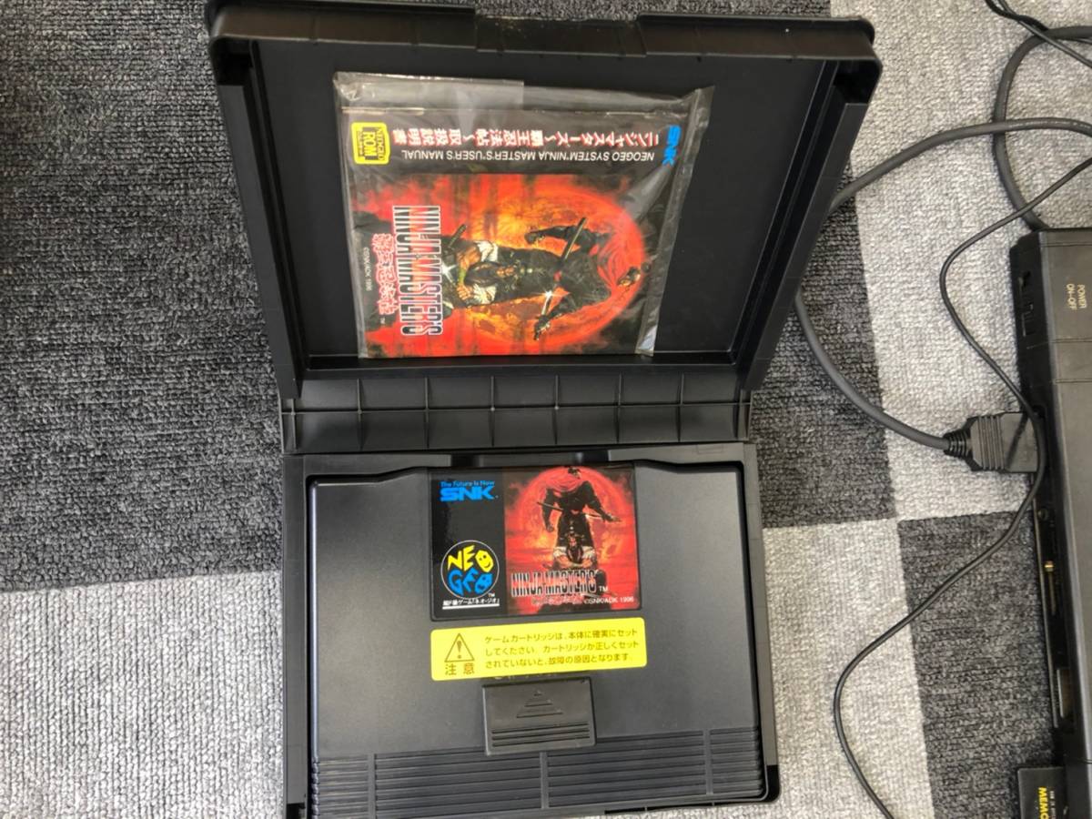 NEOGEO ネオジオ NG SNK カセット ソフト ニンジャマスターズ 覇王忍法 
