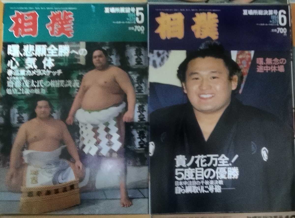 良品 雑誌 相撲 12冊 1994年 平成6年 発行 ベースボールマガジン社