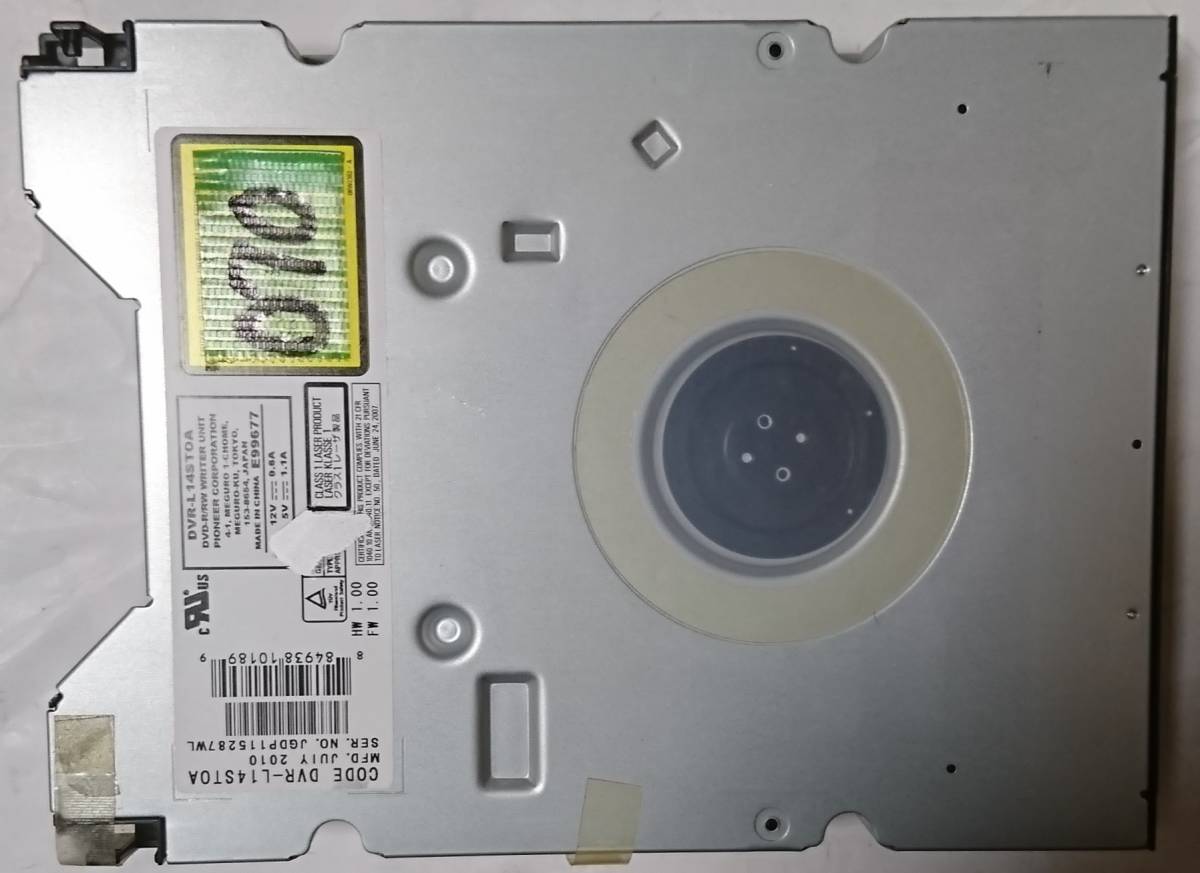  DVD-070 DVDドライブ換装手順書 付 東芝RD機用補修部品 DVDドライブ DVR-L14STOA パイオニア製 RD-X9 RD-S304K RD-S1004K他対応(HDD内蔵)｜売買されたオークション情報、yahooの商品情報をアーカイブ公開 - オ HDD内蔵