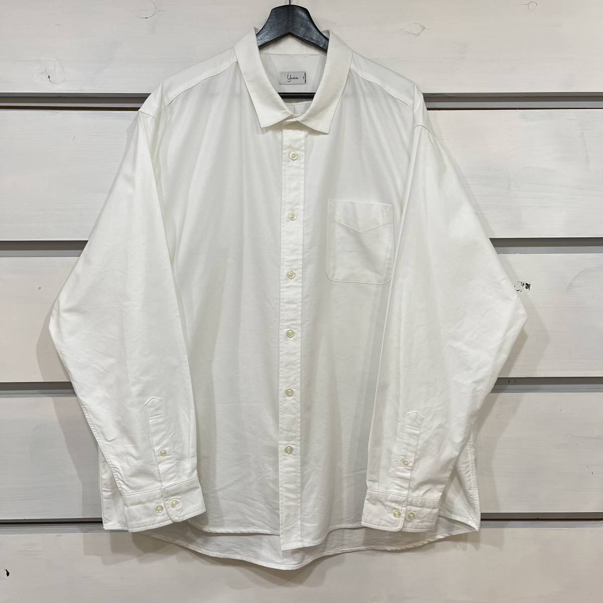 yuan L/XL サイズ relax oxford shirt ユアン リラックス 