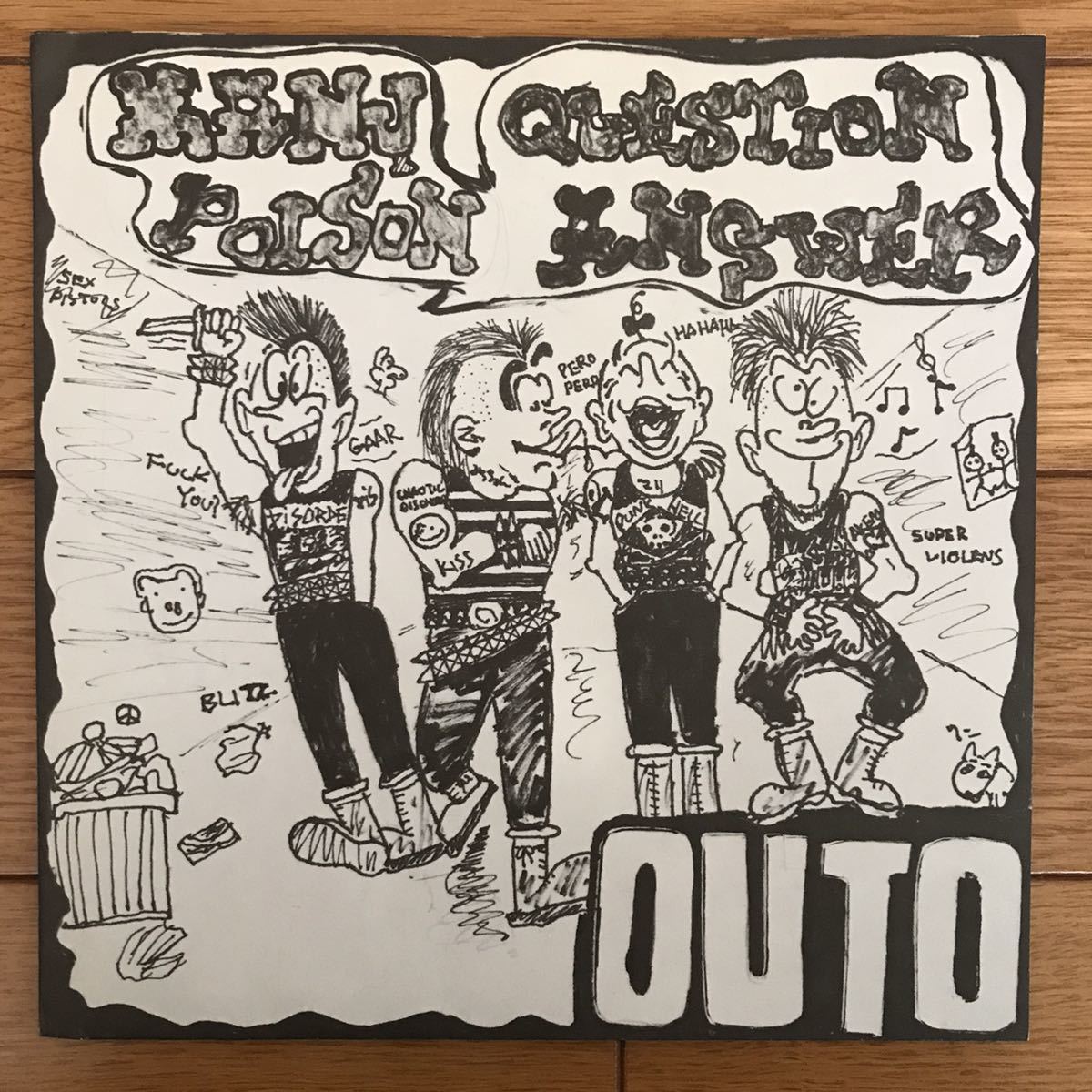 ☆7インチ☆ 激レア！美品 OUTO / MANY QUESTION POISON ANSWER / AA 
