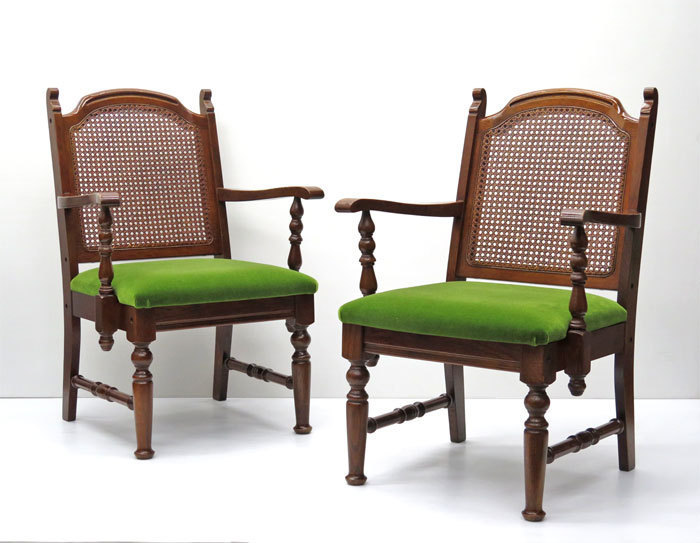 ◎○三越家具 三越ブルージュ Brugge ダイニングチェア 2脚セット 