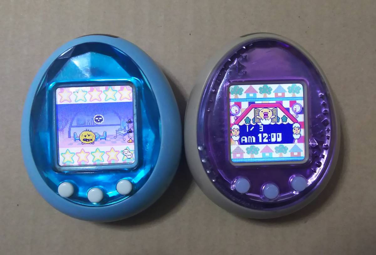 たまごっち iD ブルー・iDL パープル ☆2個セット☆ iD L BANDAI 