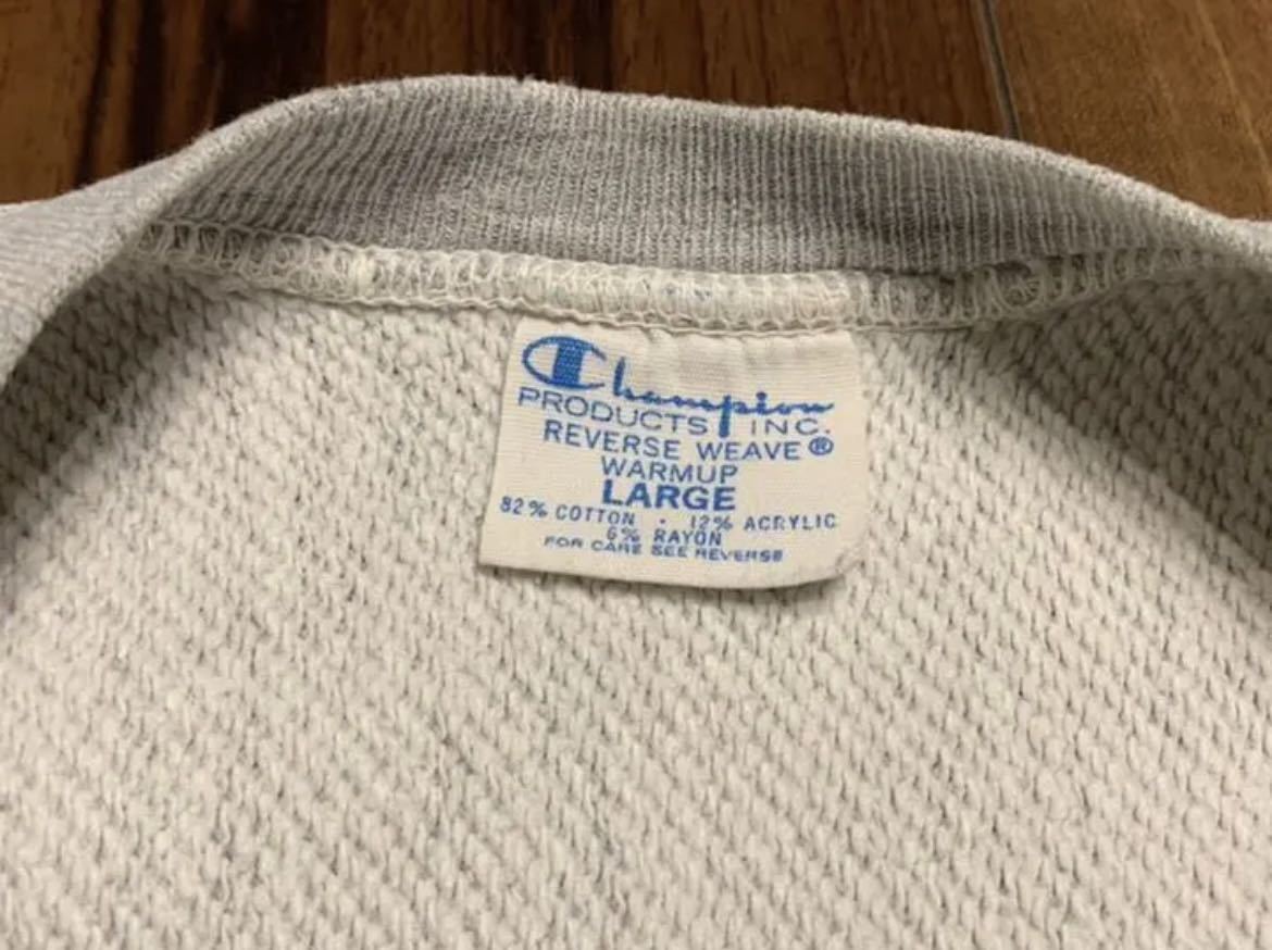 極上 70s champion リバースウィーブL 単色タグ 大ズレステンシル 