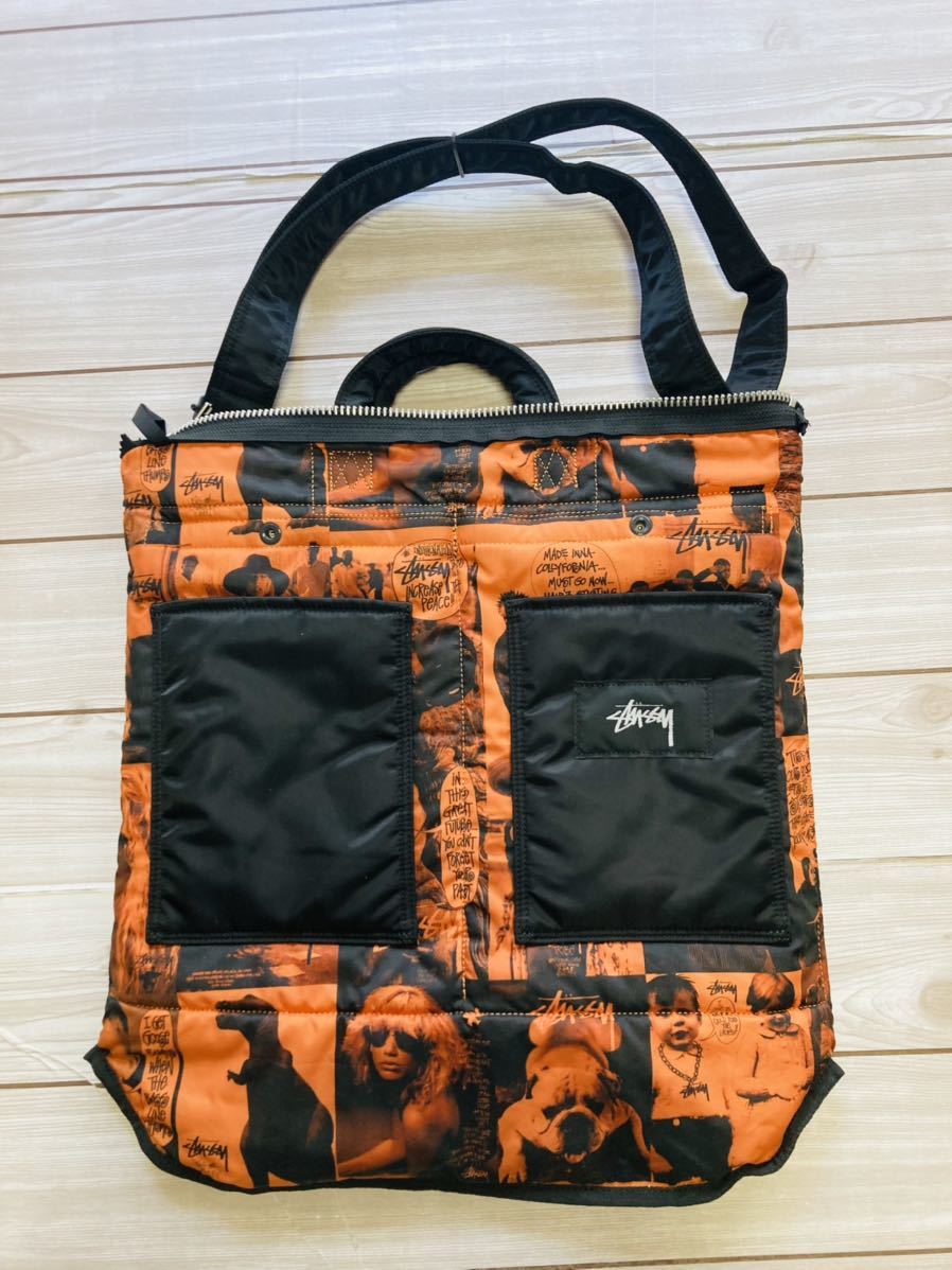 極美品】【希少】ポーター×ステューシー タンカー ヘルメットバッグ 