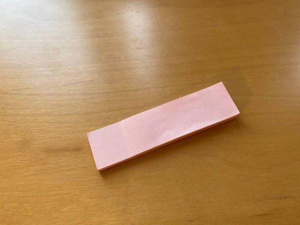 【使いかけ】ピンク色付箋・残り数枚_1