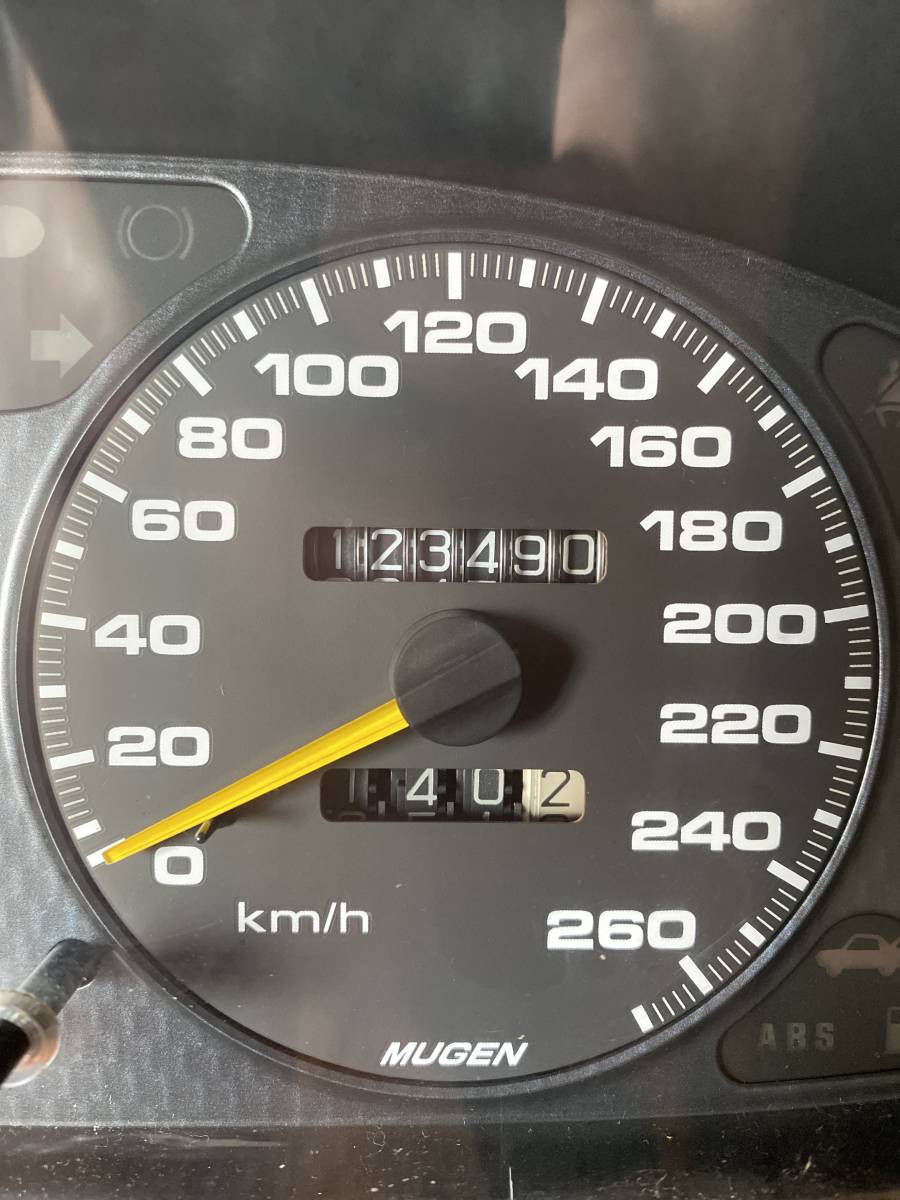 DC2 96sp インテグラ 無限メーター 123490km