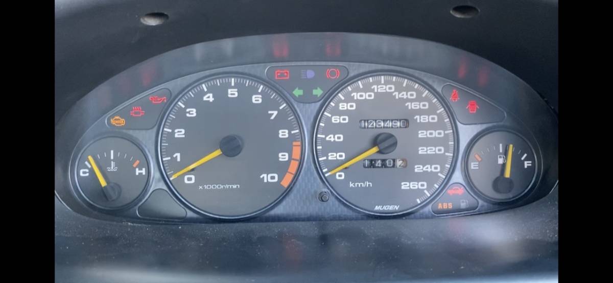 DC2 96sp インテグラ 無限メーター 123490km